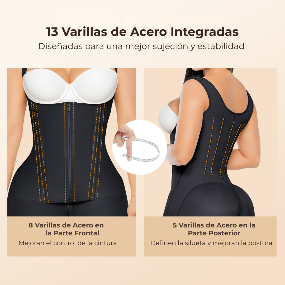 Body Postparto con Ganchos y Realce