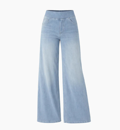 Jeans Flex Tiro Medio Wide