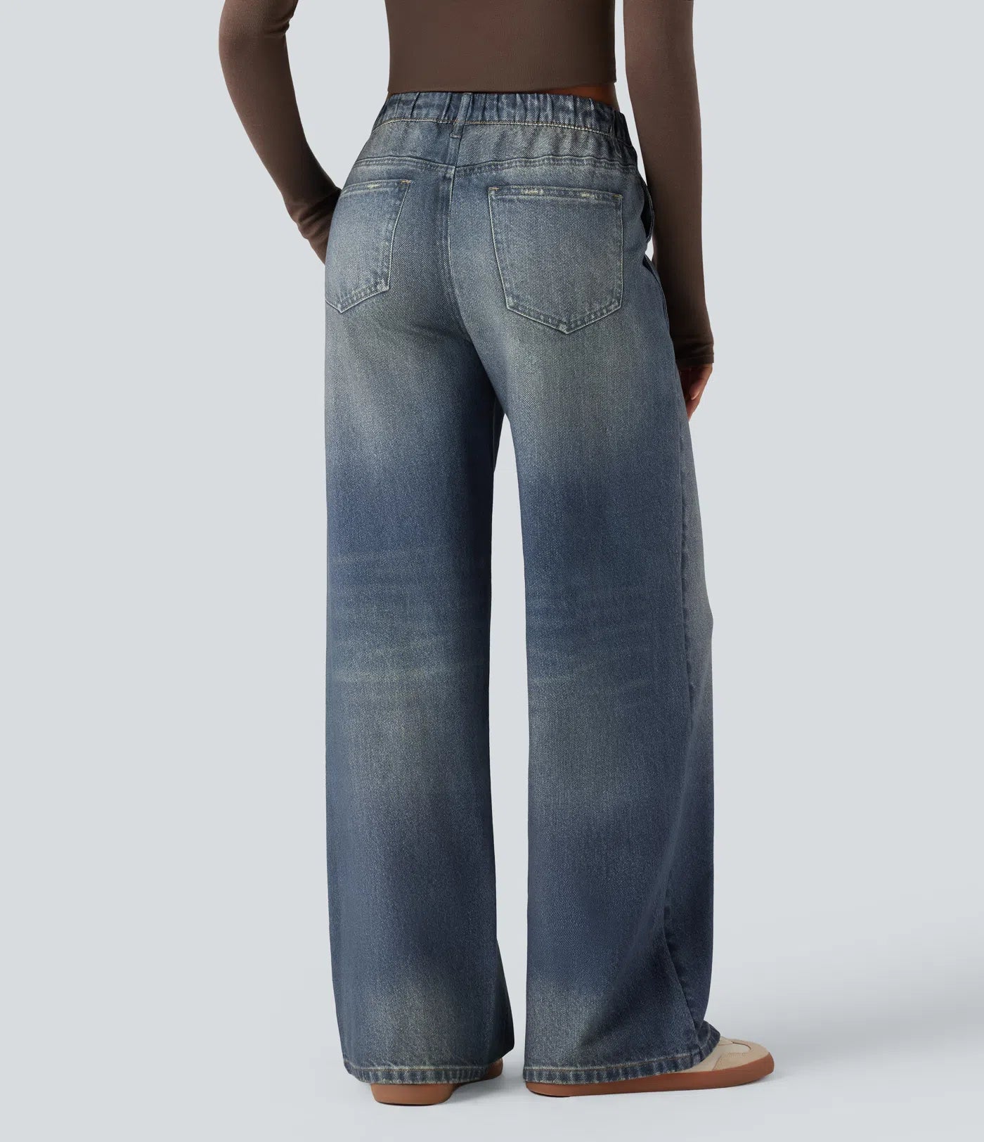 Jeans FlexWide Tiro Medio