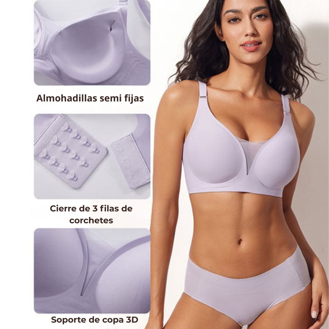 Sujetador LaceBloom de Encaje con Realce Natural