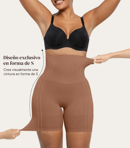 Short Moldeador Seamless Cintura Alta
