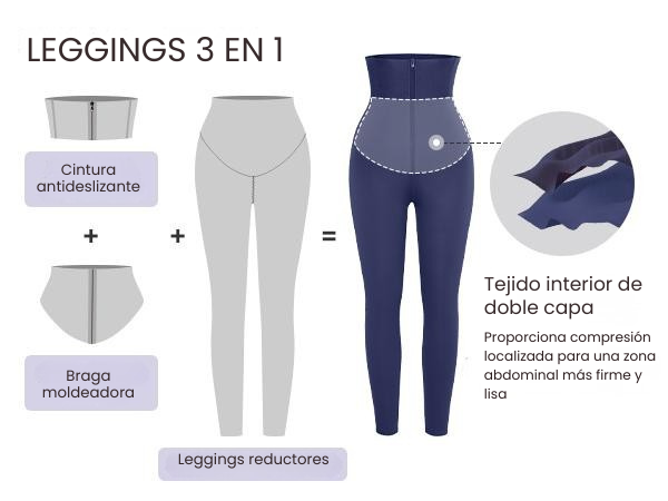 Leggings Moldeadores Cintura Alta Lift