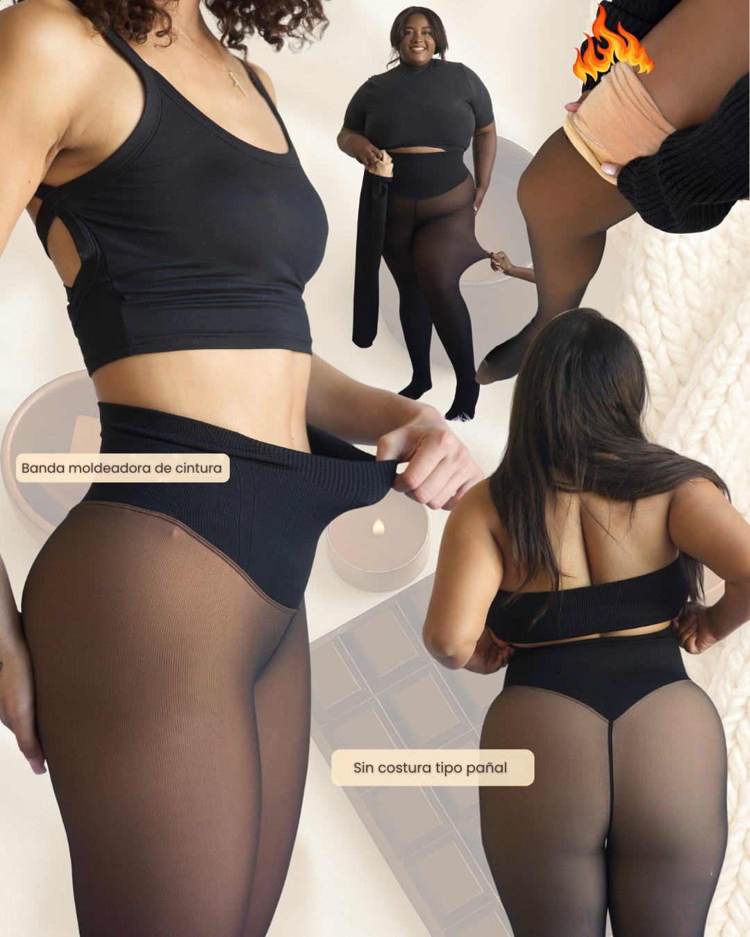 Legging Térmica Modeladora Flanelada