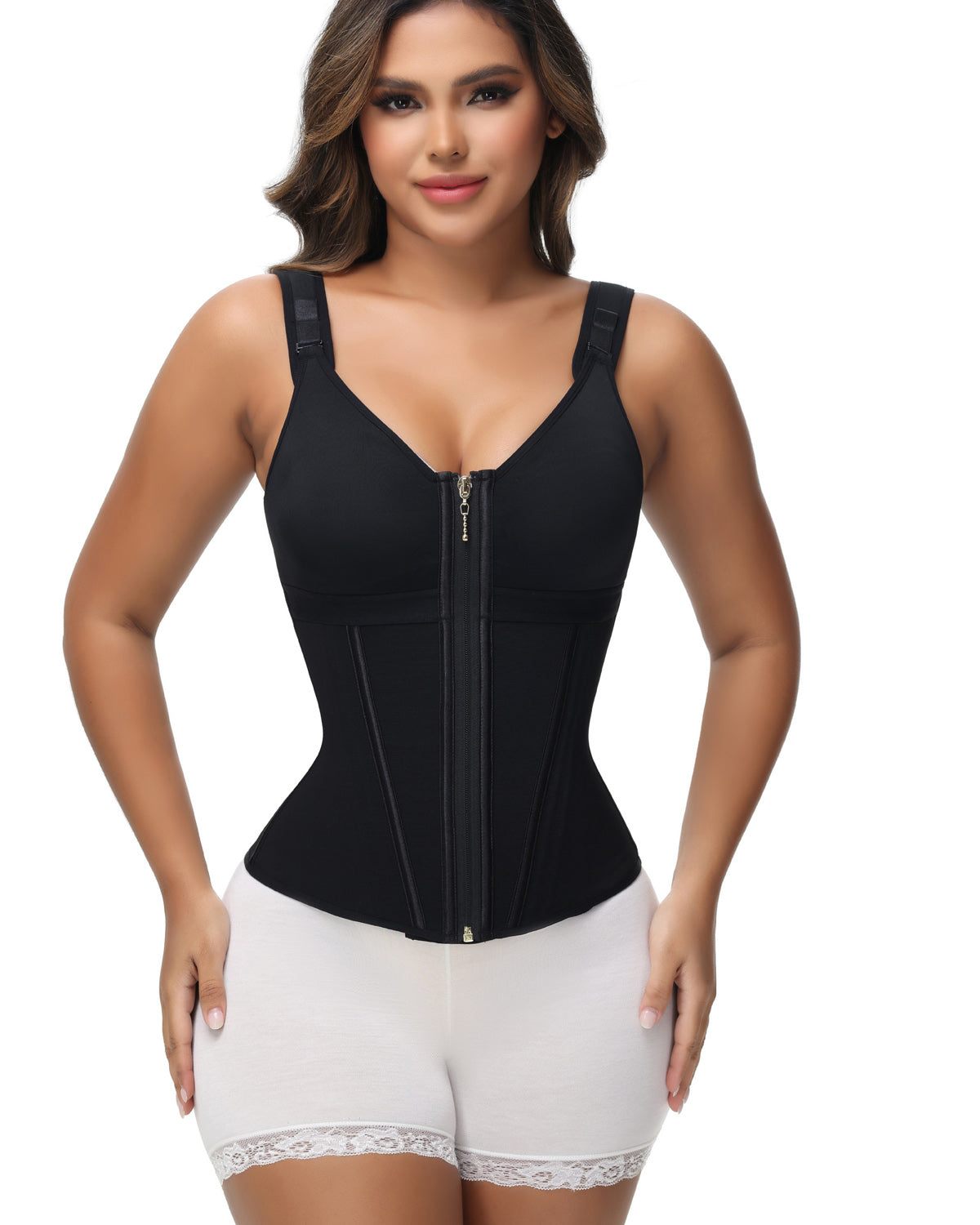 Corset Látex Varillas Cierre Frontal
