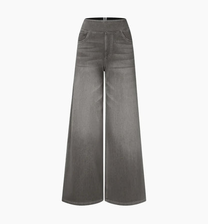 Jeans Flex Tiro Medio Wide