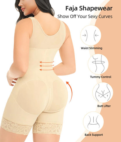 Body Moldeador Integral con Cremallera