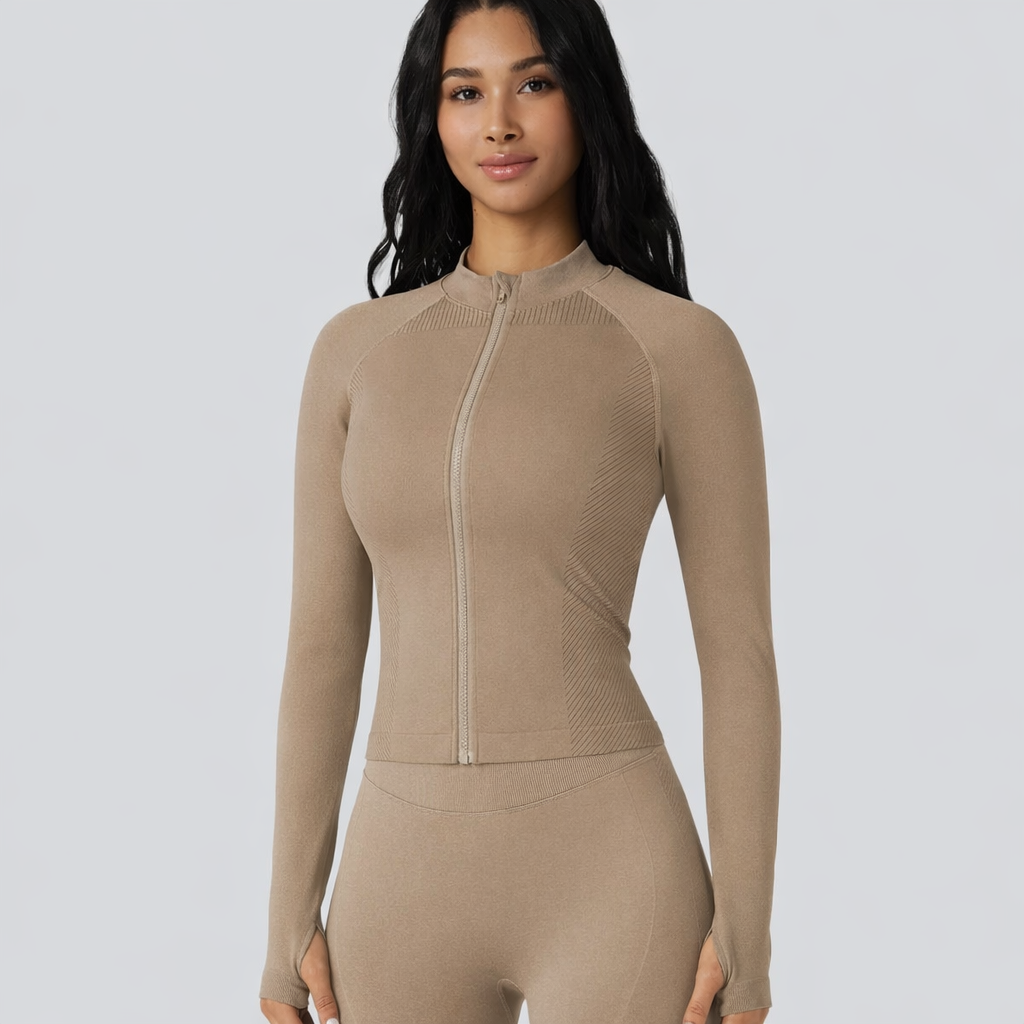 Chaqueta Yoga Seamless Flow Zip