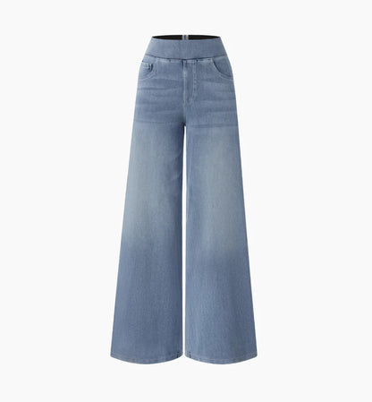 Jeans Flex Tiro Medio Wide
