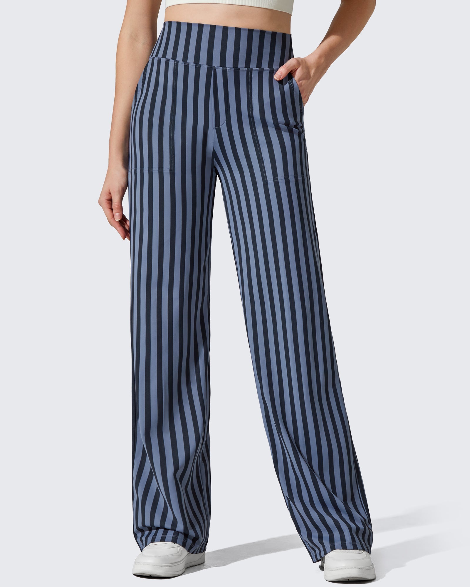 G4Free - EverGoing Loose High-Waist Business Casual Pants -GF23J172AF-XS-GF23J172AA-S-GF23J172AB-M-GF23J172AC-L-GF23J172AD-XL
