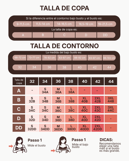 Sujetador DeepSilk de Escote V Profundo