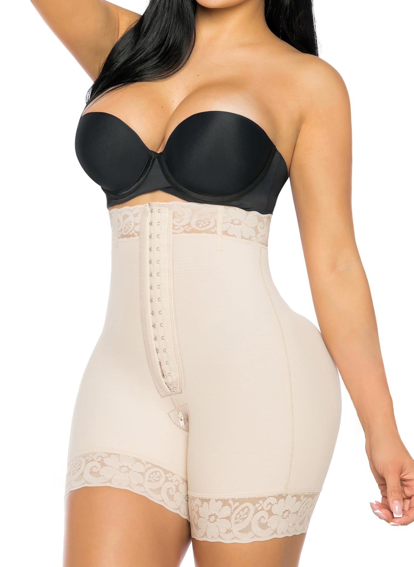 ZipEase High Waist Shaping Shorts